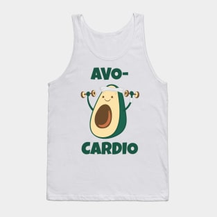 Avo-cardio Avocado Fitness Art Tank Top